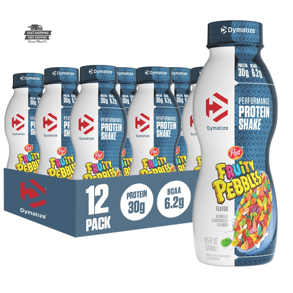 Dymatize Fruity Pebbles Protein Shake 11.5oz 12 Pack