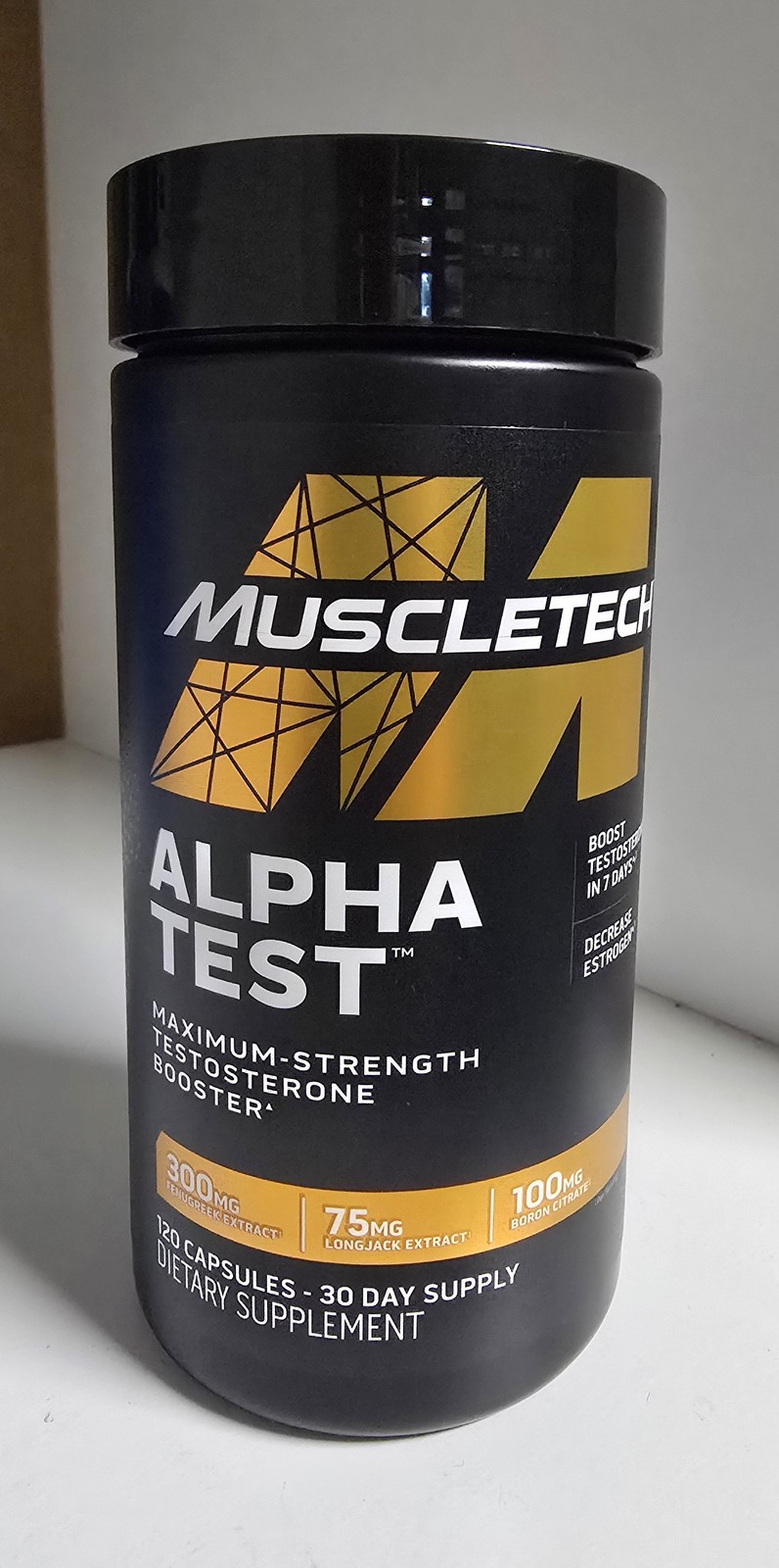 MuscleTech AlphaTest Testosterone Booster 120 ct