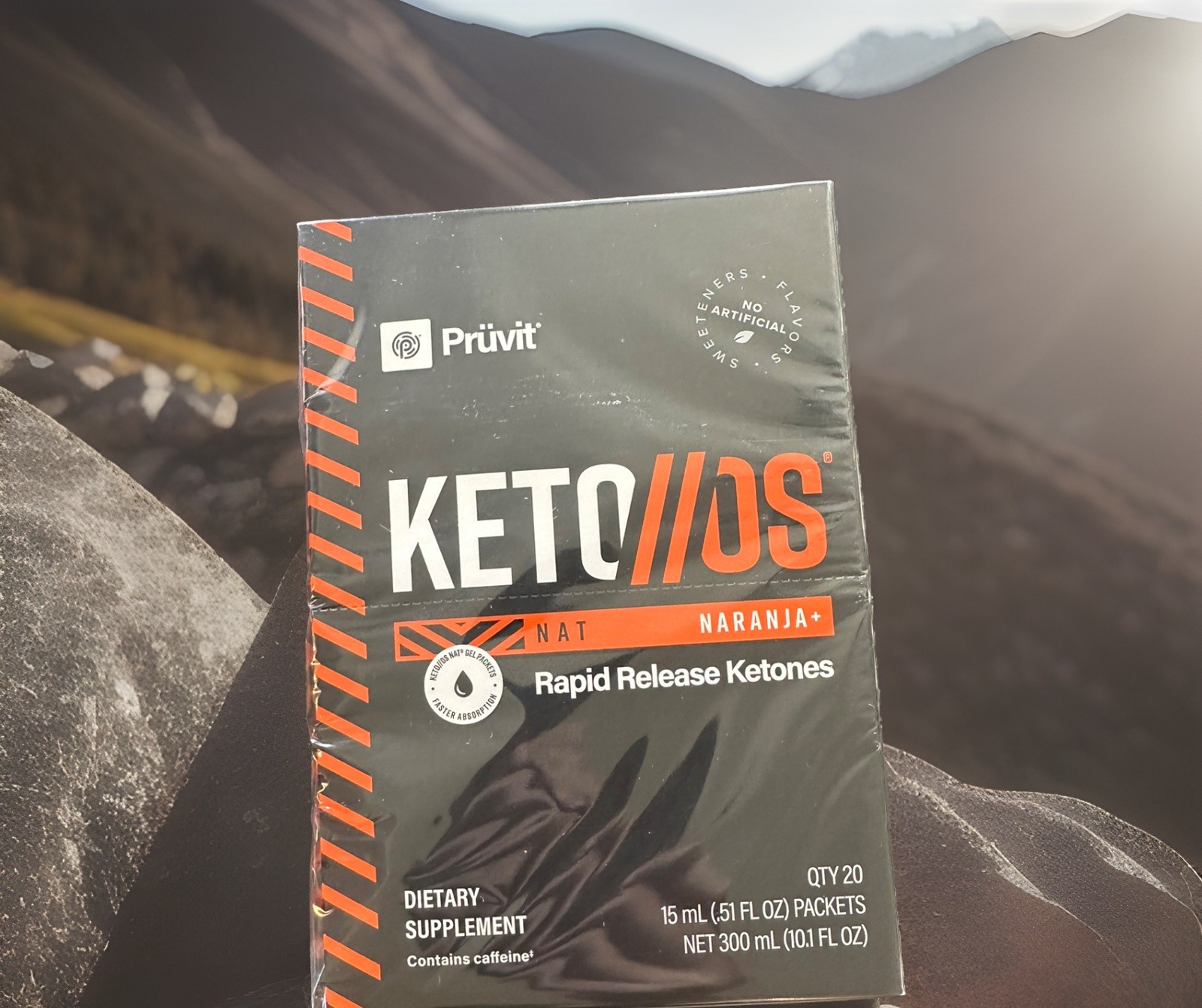 🔥Pruvit Keto OS NAT NARANJA + Orange RAPID RELEASE KETONES 20 pk CHARGED