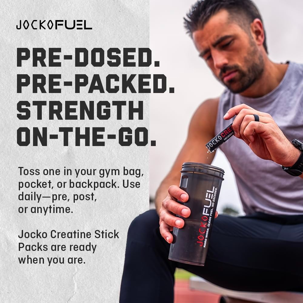 Micronized Creatine Monohydrate Stick Packs – Travel Size, Muscle Growth & Recov