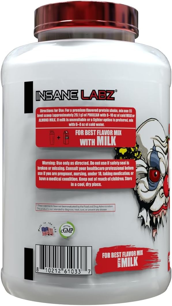 Insane Labz ProLean Protein & Whey | 26g Protein 50 Servings Horchata 3.2 Lbs