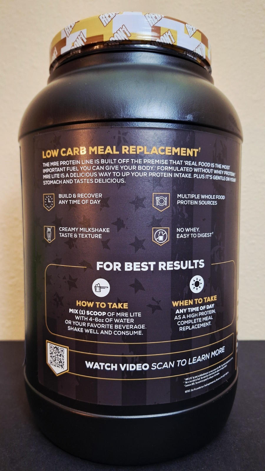 MRE-Lite Banana Nut🍌Whole Food, 30 Servings, 24g Protein, Low Carb, 05/2028✨️