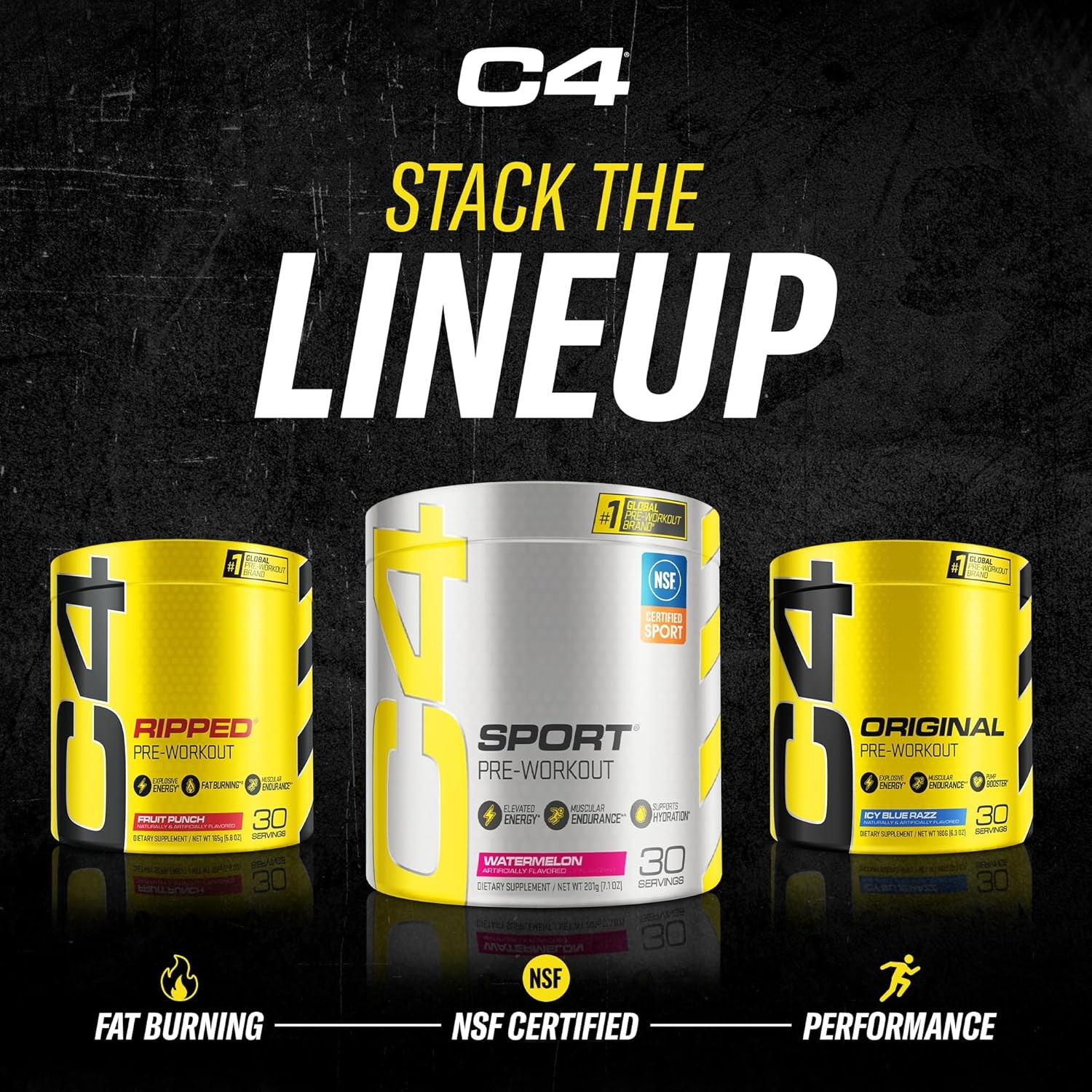 Cellucor Original Pre Workout Powder Fruit Punch | Vitamin C for Immune Support