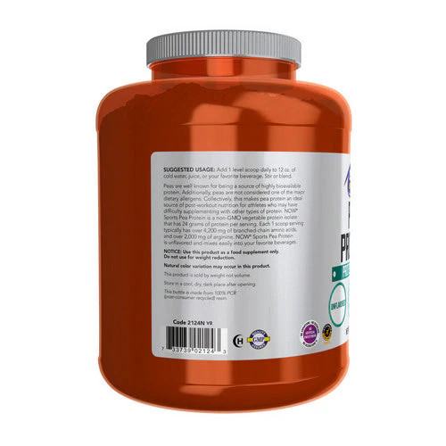Pea Protein 7 lbs By Now Foods