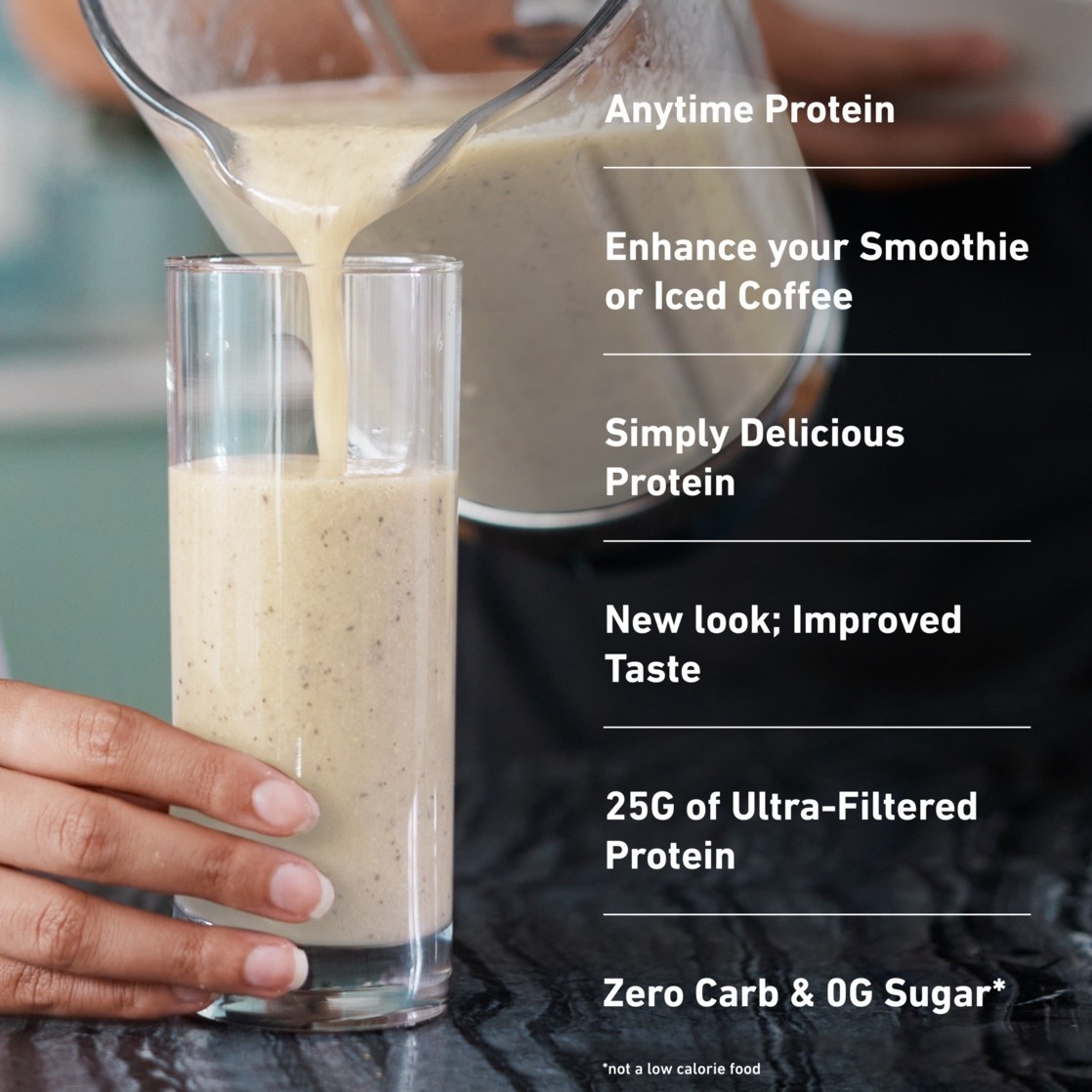 Isopure Zero Carb 100% Whey Protein Isolate Vanilla Protein Powder, 25g, 15 Serv