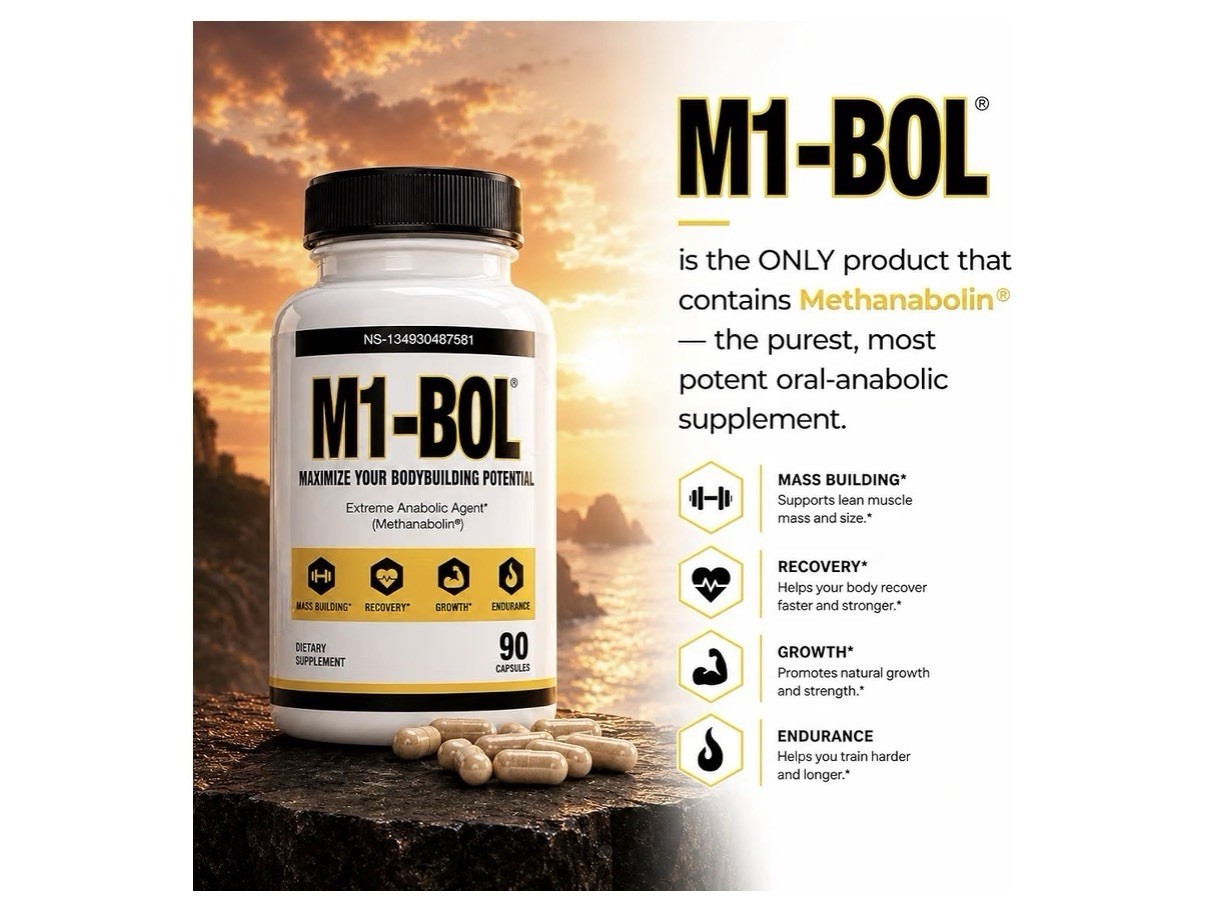 AVRY Labs M1-BOL Methanabolin Vegan Bodybuilding Capsules Unflavored 90ct