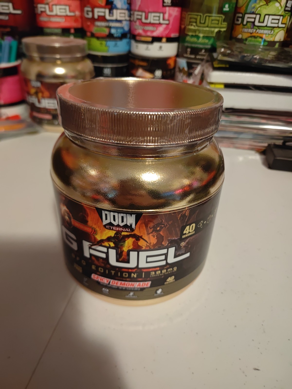 G FUEL Spicy Demonade BFG Edition Energy Formula Powder Servings Caffeine