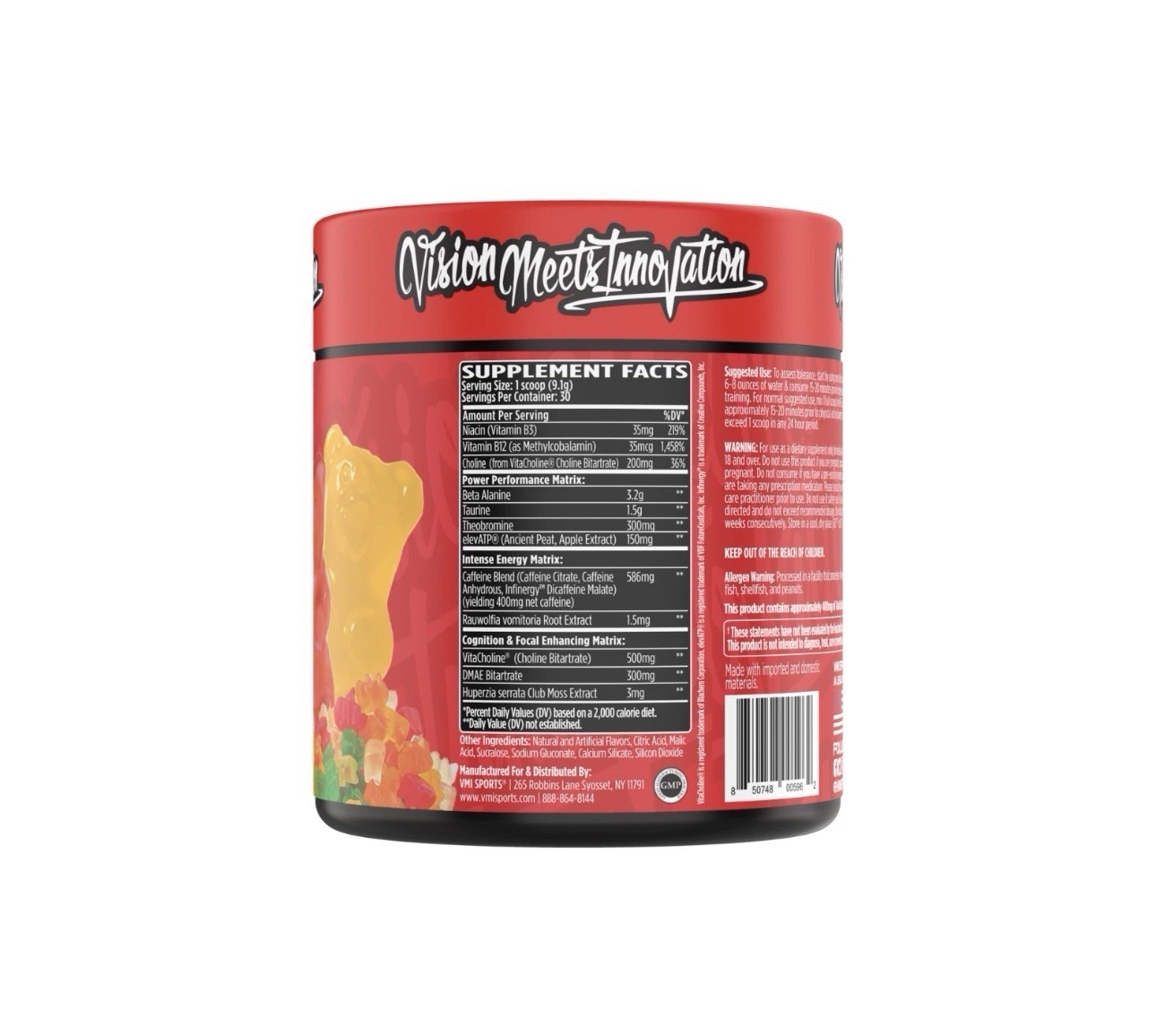 VMI Sports® KXR Best Pre-Workout Supplement – Gummy Bear