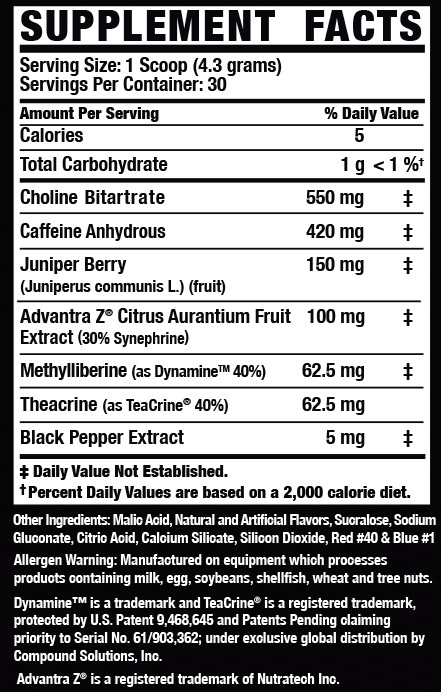 Ronnie Coleman Yeah Buddy XTREM Pre-Workout Energy Powder 30 servings