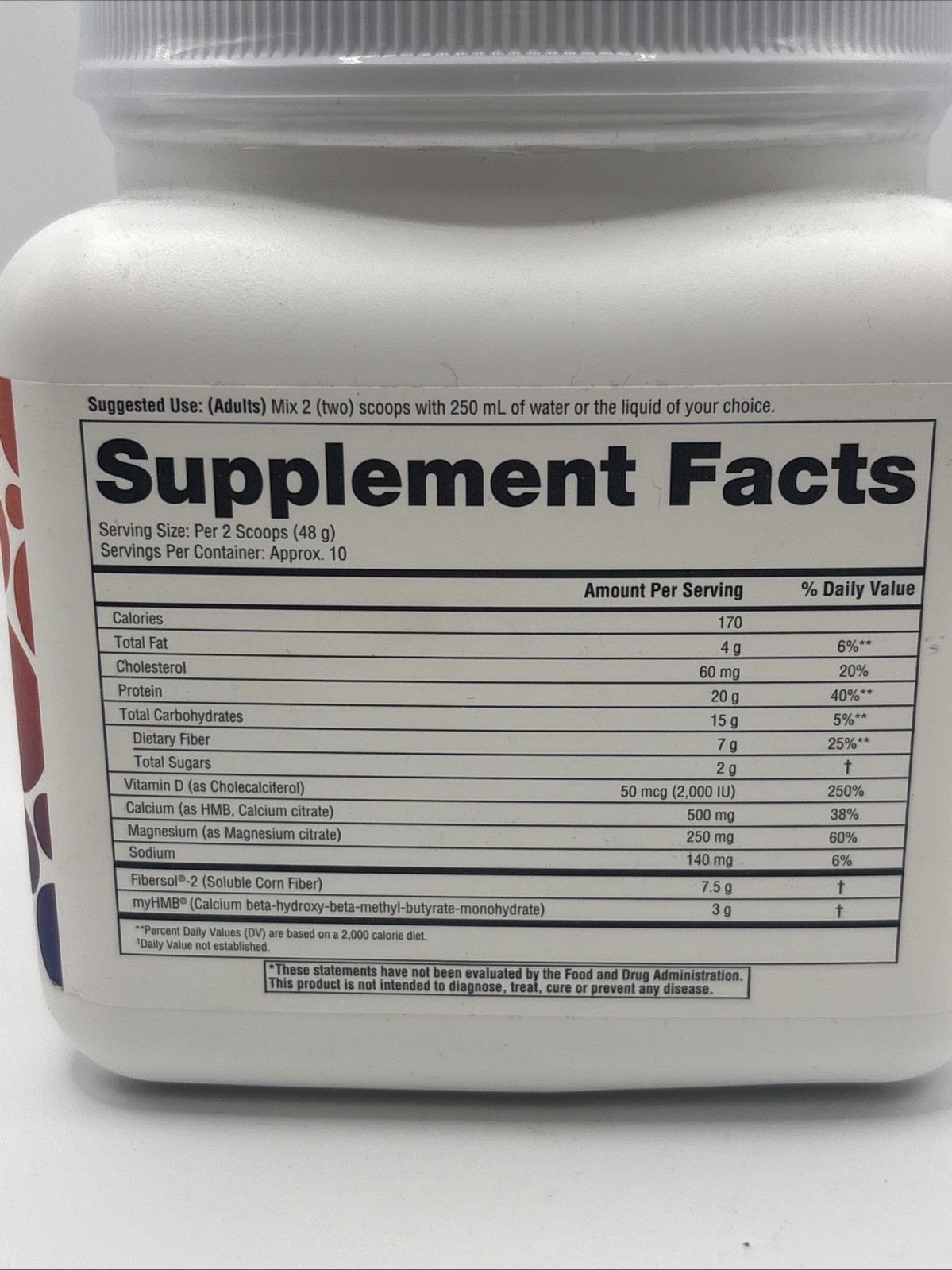 Youtheory Muscle Guard Protein Vanilla Whey Supplement 17.1 oz 08/2026