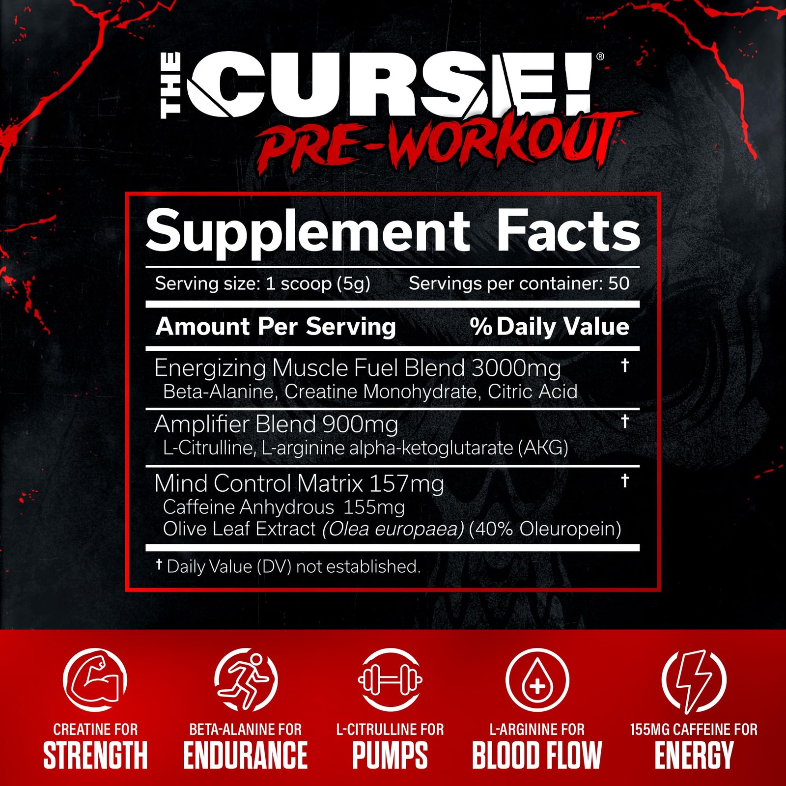 JNX SPORTS The Curse! Lemon Rush Pre Workout Powder 8.8 Ounce (Pack of 1)