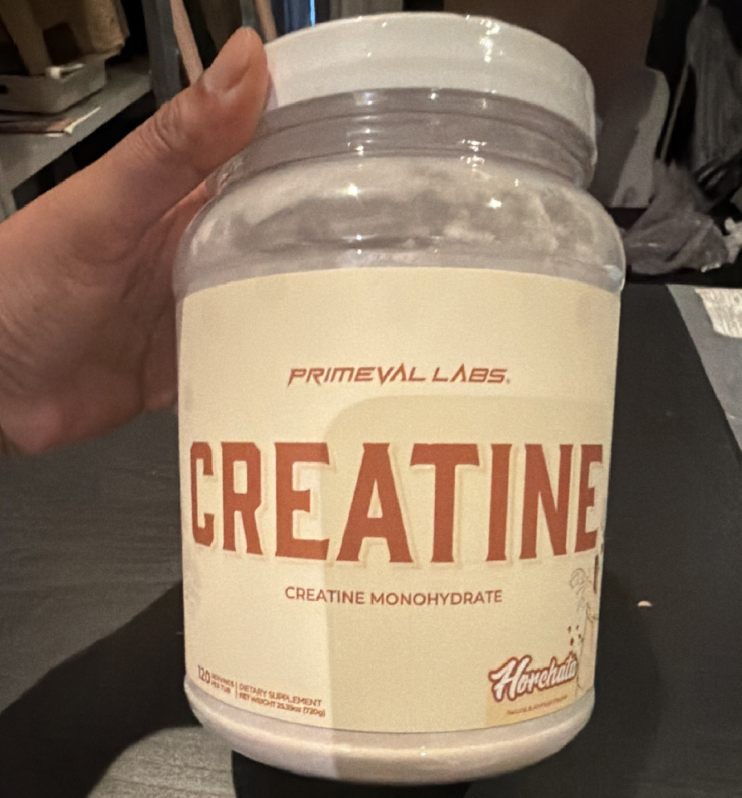 Primeval Labs Creatine Monohydrate Powder Horchata 5000mg Pre-Workout