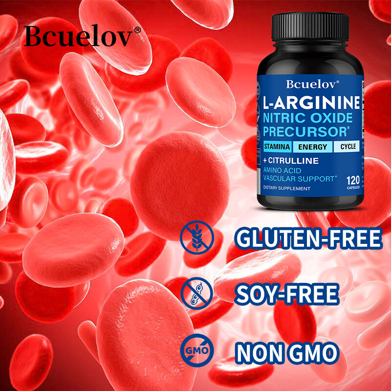 L-Arginine + L-Citrulline Extra Strength Nitric Oxide & Circulation Boost