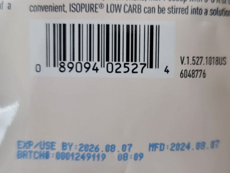 ISOPURE, 25G Protein Powder, Strawberry, 1 lb, 454 g (Use by 8/7/26)