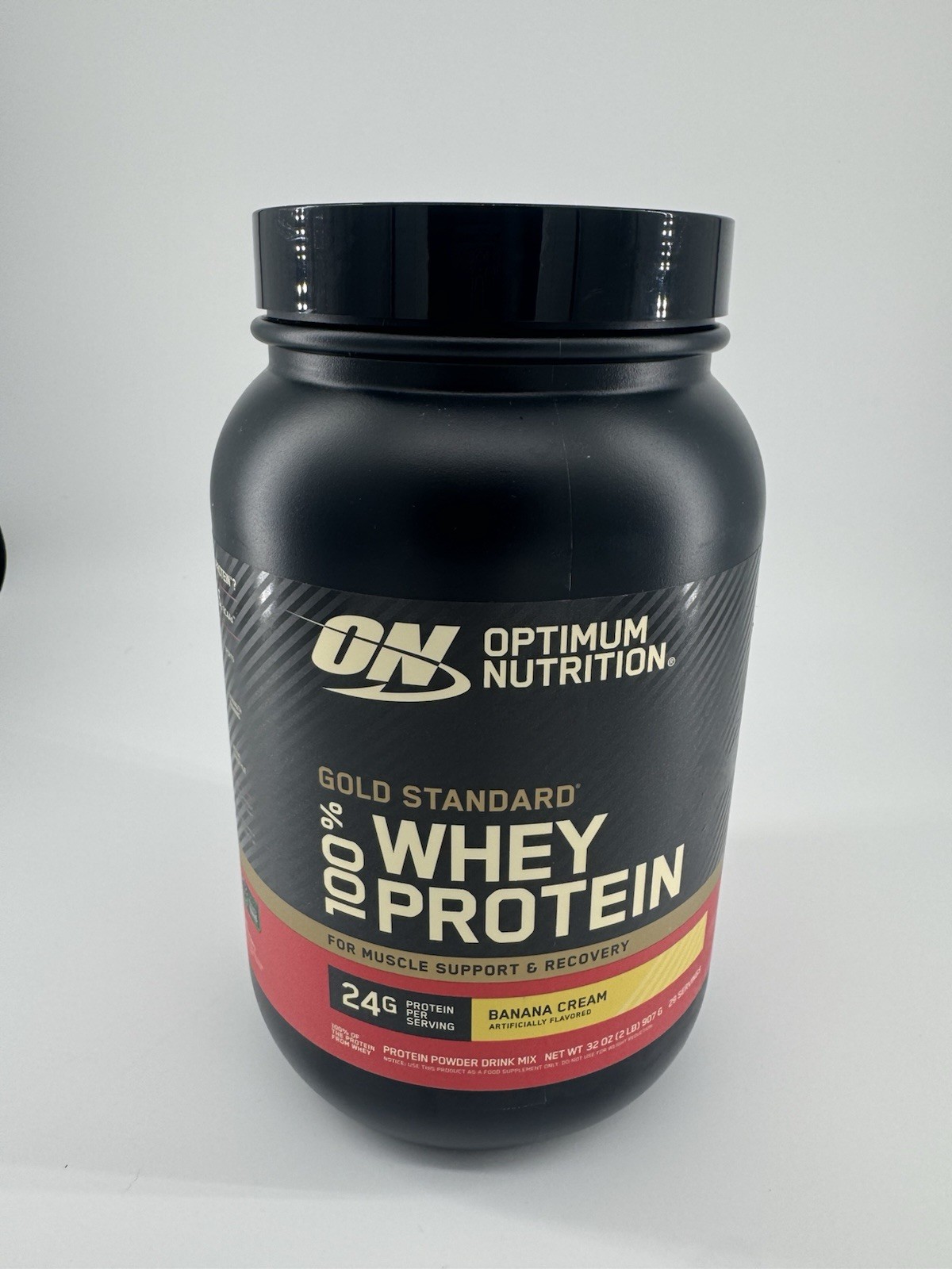 Optimum Nutrition Gold Standard 100% Whey 2lbs. Protein Powder with Banana Cream