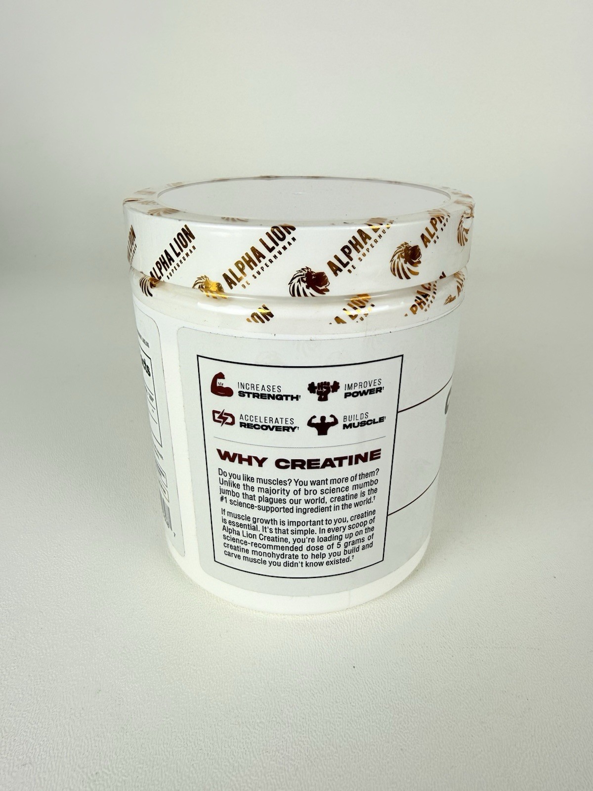 ALPHA LION Creatine Monohydrate Powder 5000mg Per Serving 5g Supports Muscle …