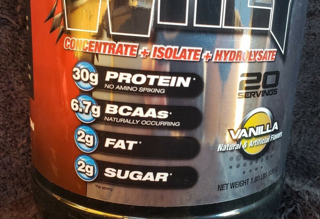 Scivation – WHEY – 1.80 lbs – Vanilla – 20 Servings – Expire 10/2023