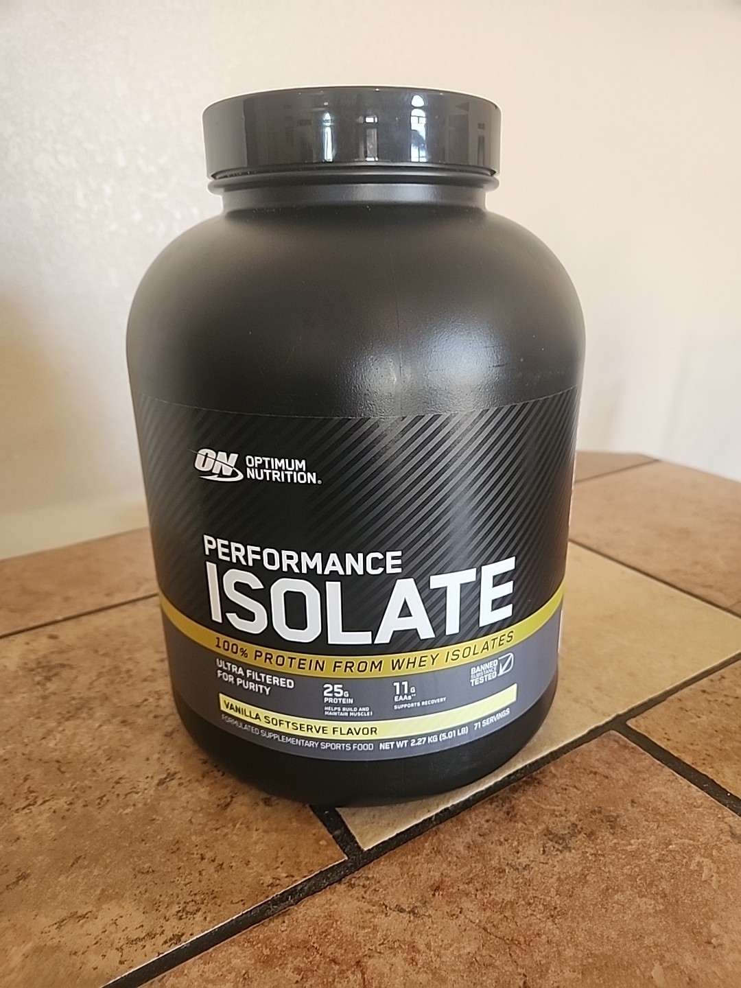 Optimu Nutrition Performance Isolate Vanilla Softserve 5 Lb