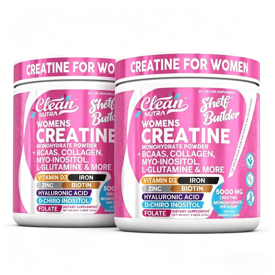 Women’s Creatine Powder Creatine Monohydrate BCAA Myo-Inositol Collagen 1/2 Pack