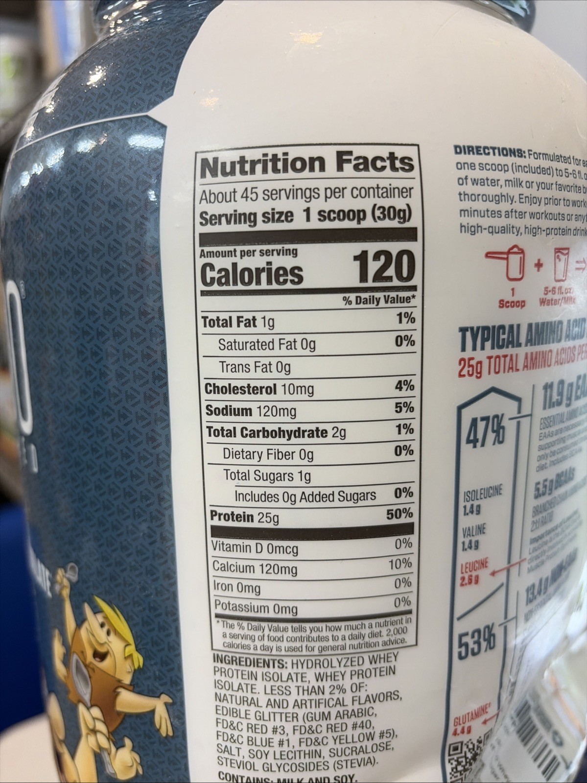 ISO100® Hydrolyzed, 100% Whey Protein Isolate, Fruity Pebbles, 3 lb EXP.11/26