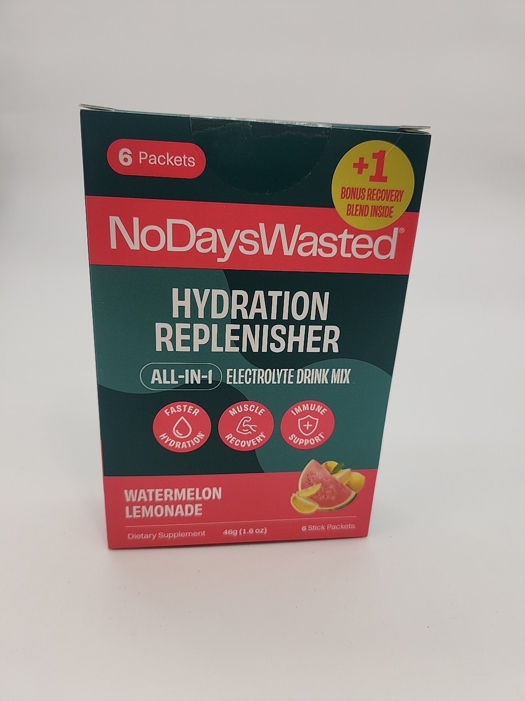 Hydration Replenishment w/ Immune Support. Watermelon Lemonade Drink Mix.