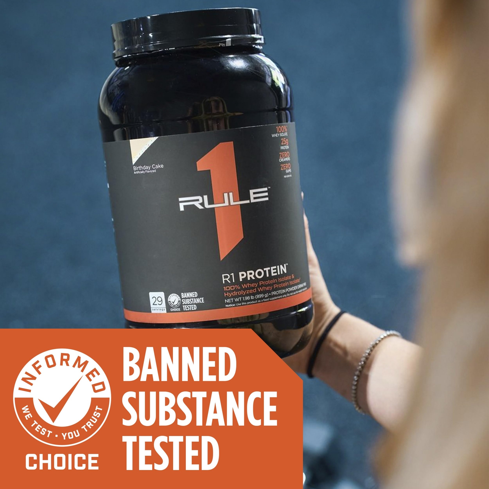 Rule One Proteins R1 Protein – 25g Fast-Acting Super-Pure 100% Isolate and Hy…