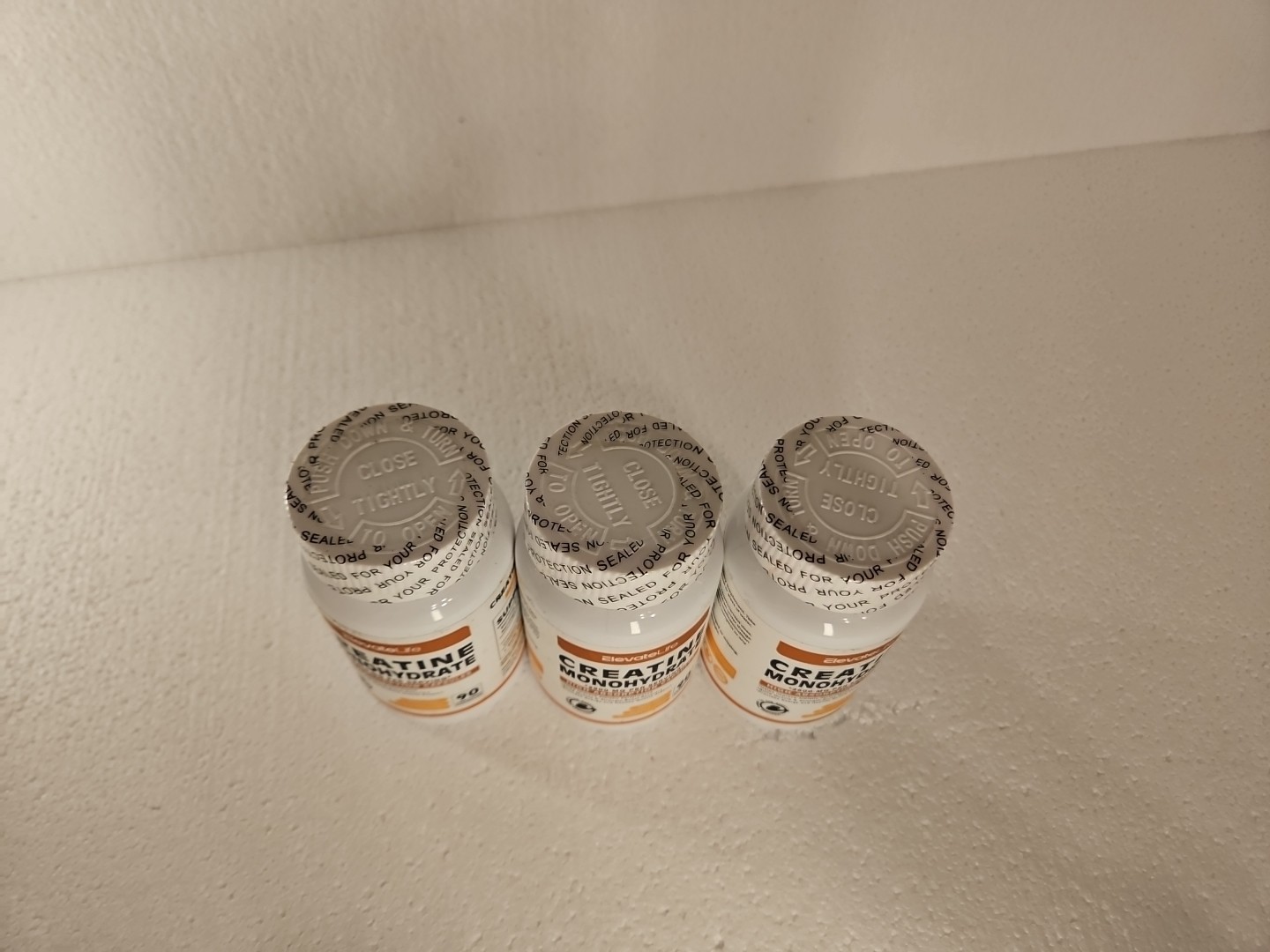 ElevateLife Creatine Monohydrate 2500mg 90ct 3Pk Exp 6/26 High Absorption