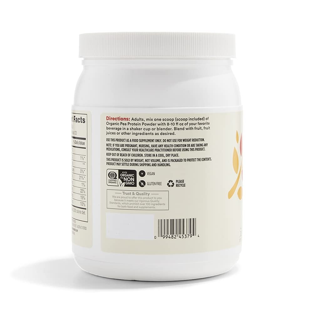 365 By Whole Foods Market Organic Pea Protein 16 Ounce