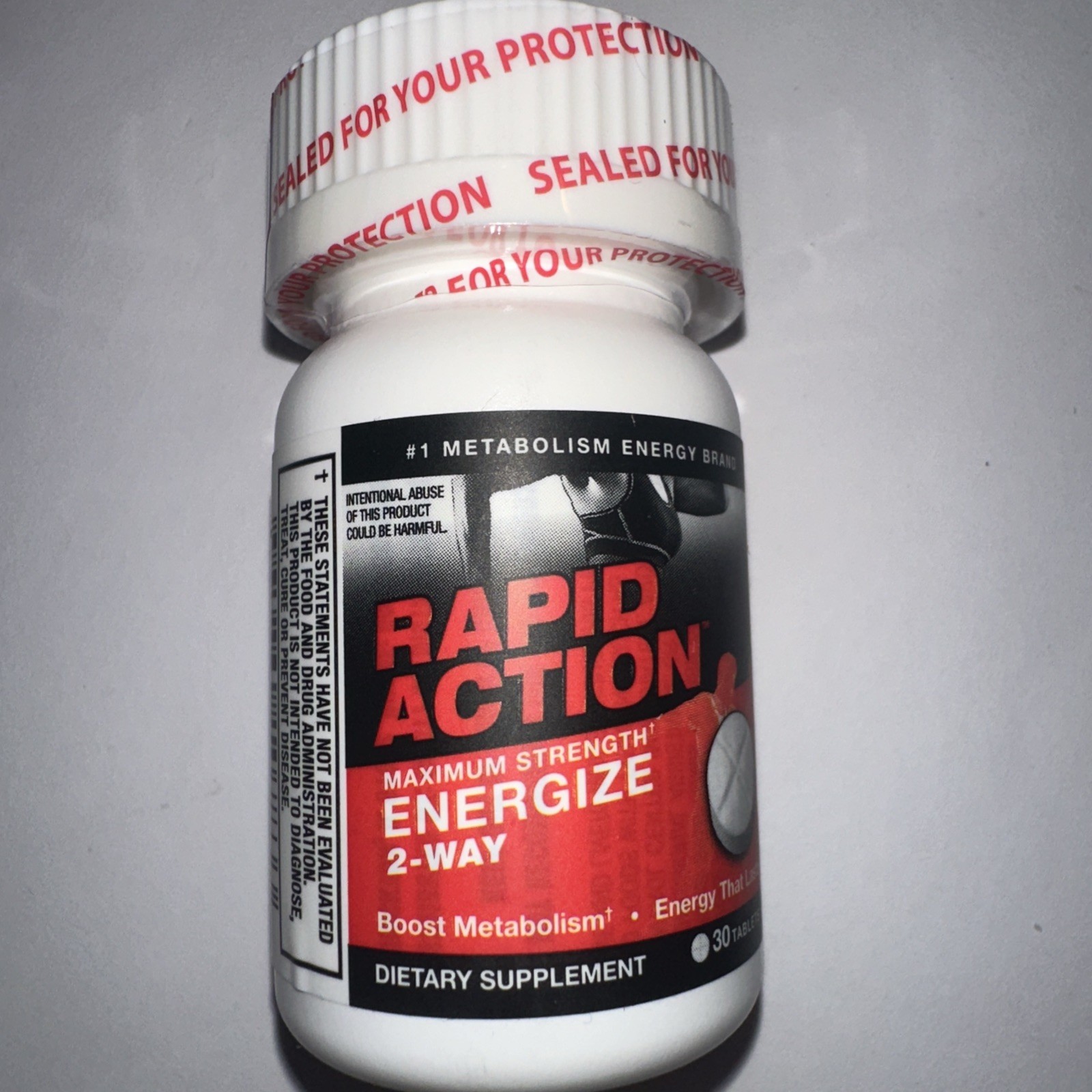 30ct Rapid Action Energy 2 Way Energy FOCUS MOOD Boost 1 SEALED Bottle NEW