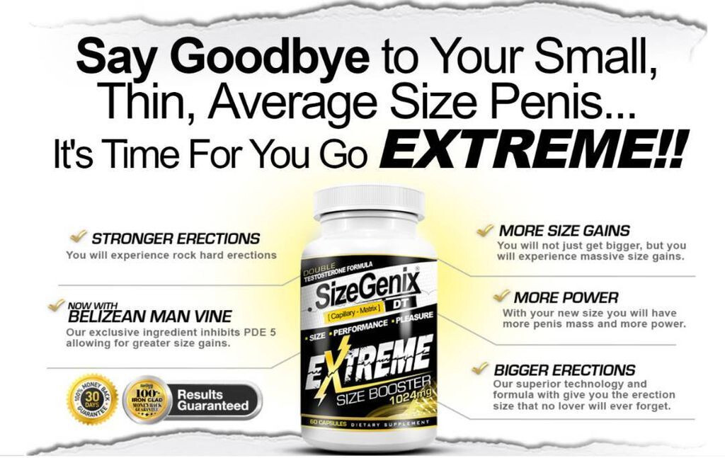 SizeGenix Men’s Health Supplement for Enlargement (Ship from US)