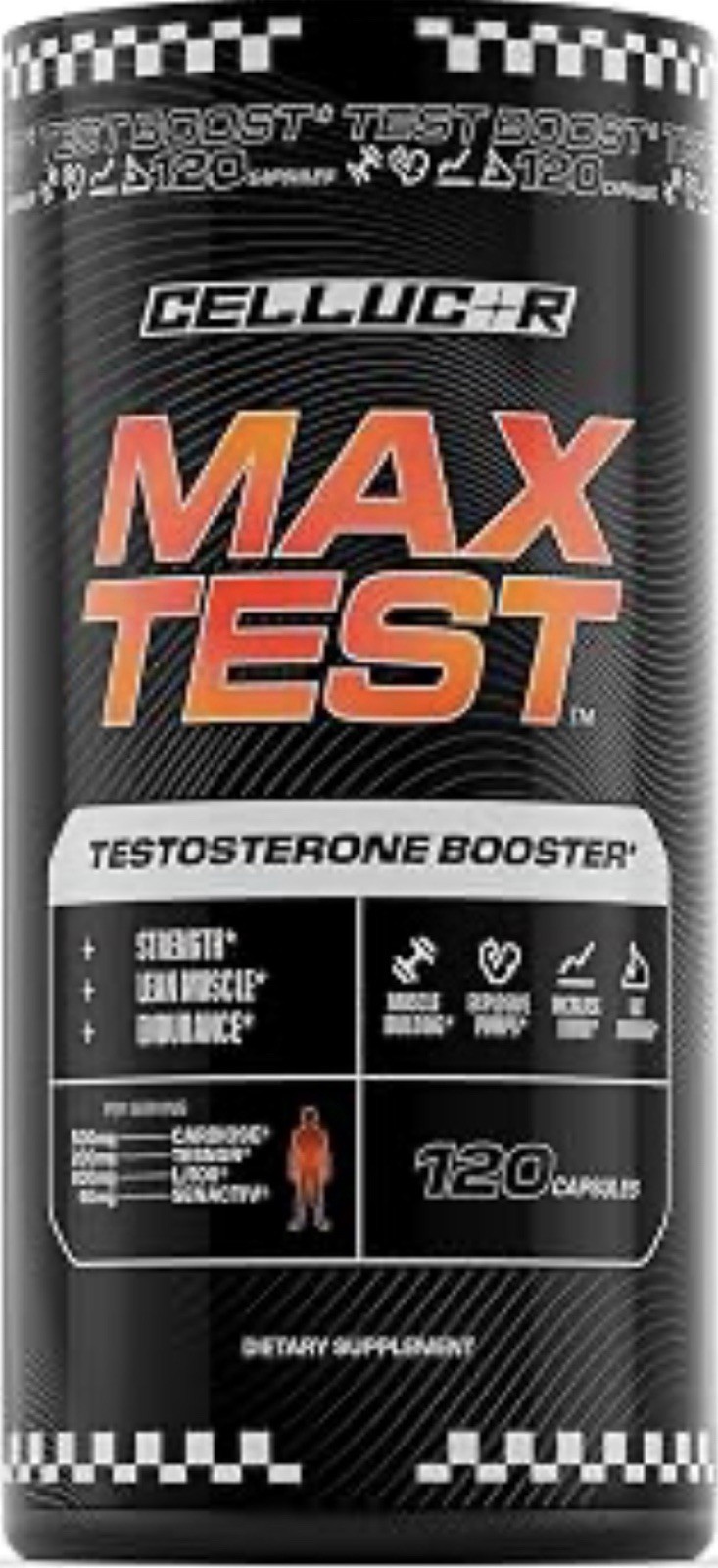 Cellucor Max Test™, Test Booster, 120 Capsules Exp 10/2026 NEW