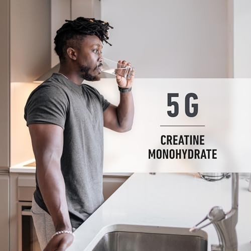 100% Pure Creatine Monohydrate Powder – Sugar Free, Unflavored, 5g per Serving,