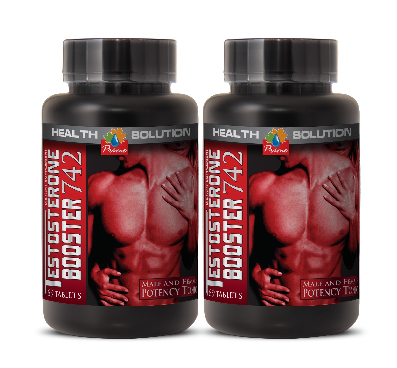 Tough Workouts – TESTOSTERONE BOOSTER 742 – Training Fuel 2 Bottles 120 Capsules