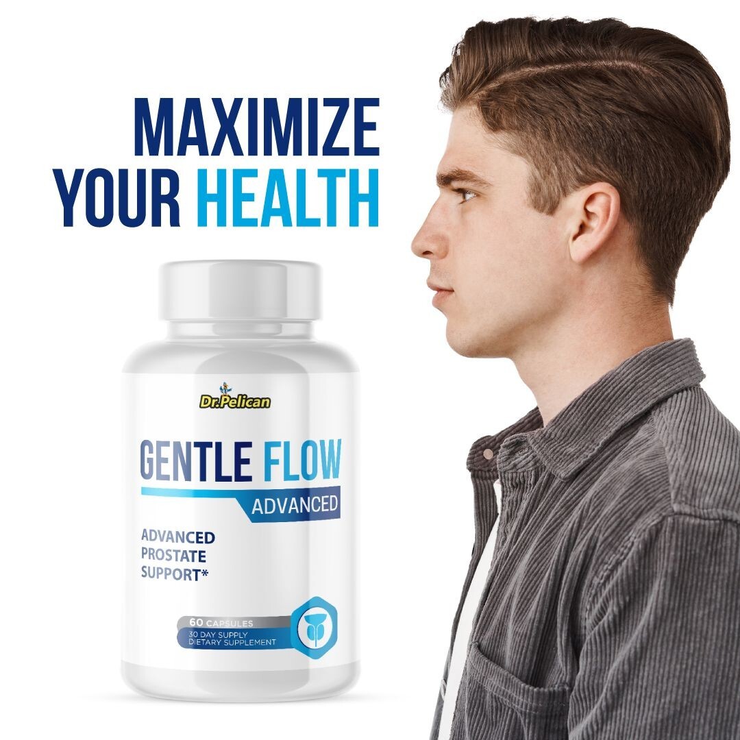 Gentle Flow Advanced – Prostate Support- 3 Bottles- 180 Capsules