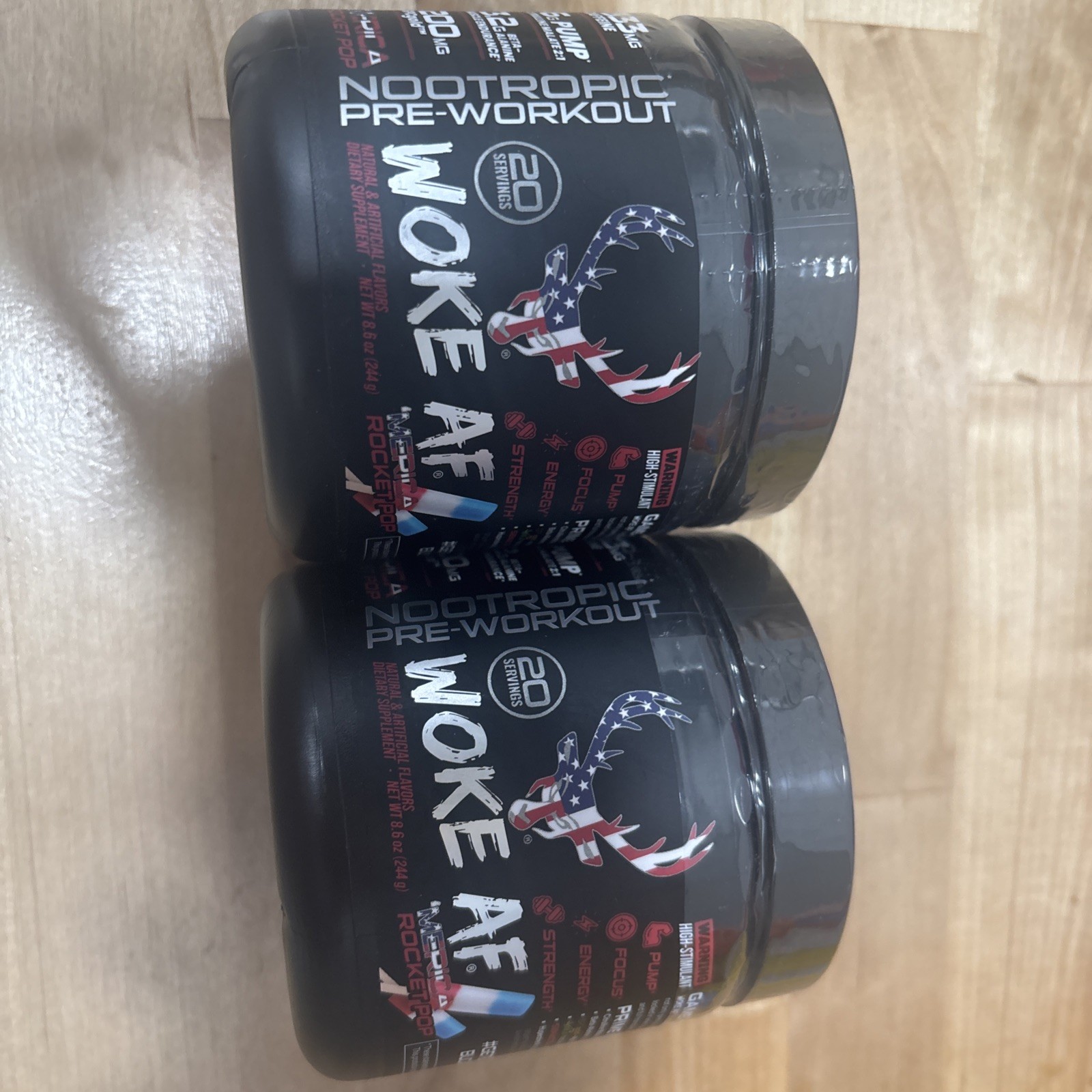 2 Bucked af Woke AF Pre-Workout Powder – 8.6oz 11/27