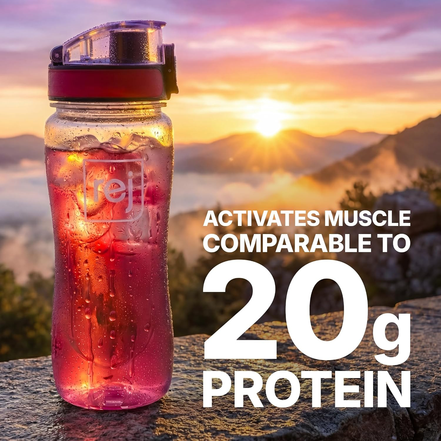 Rejuvenate Perfect Amino Acid Blend, 1 Stick = 20g Whey Protein, 5 Calories, Veg