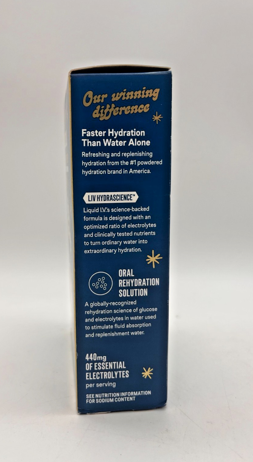 LIQUID I.V. HYDRATION MULTIPLIER HOT CHOCOLATE HOLIDAY SERIES 30 TOTAL STICKS