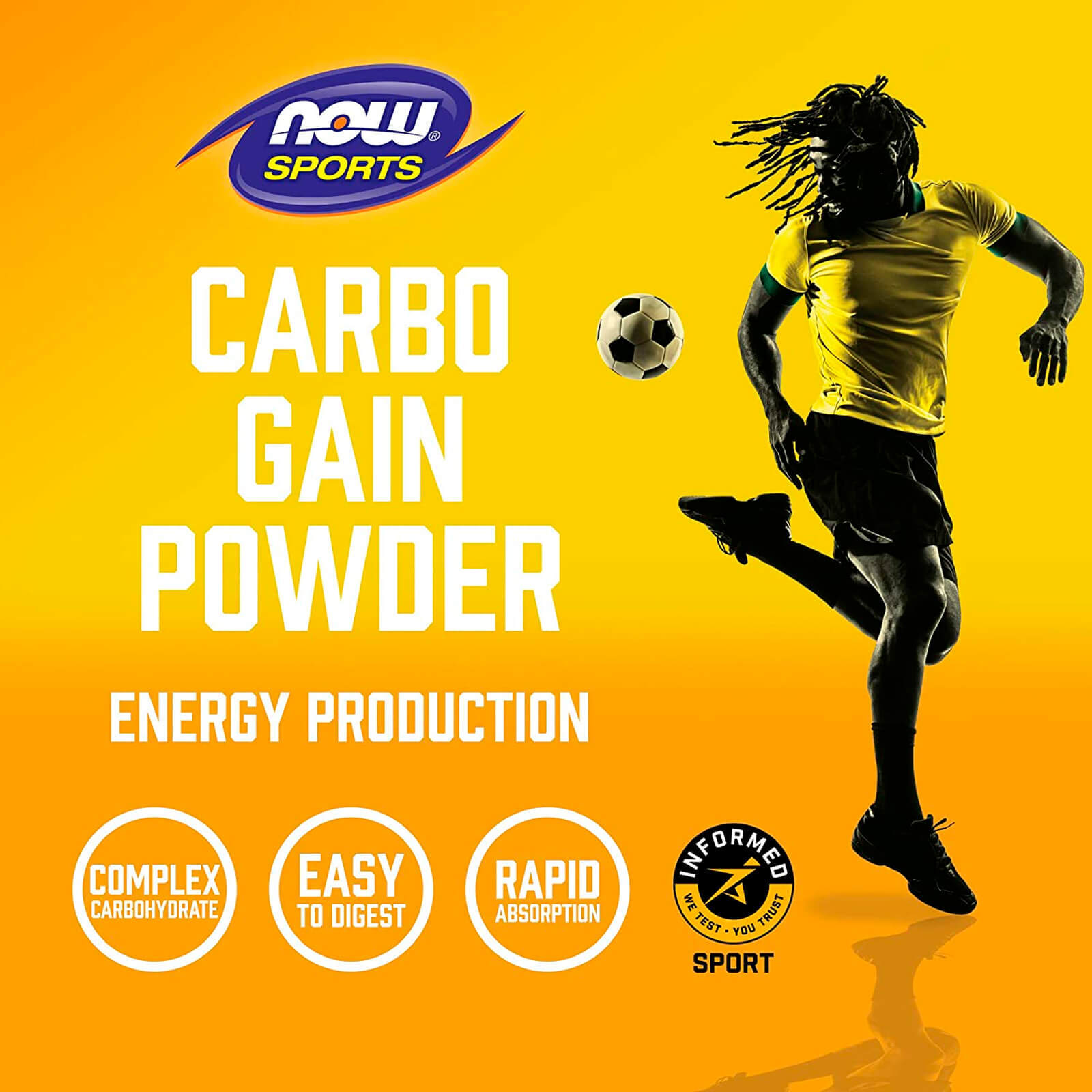 NOW FOODS Carbo Gain Powder 12 lbs.