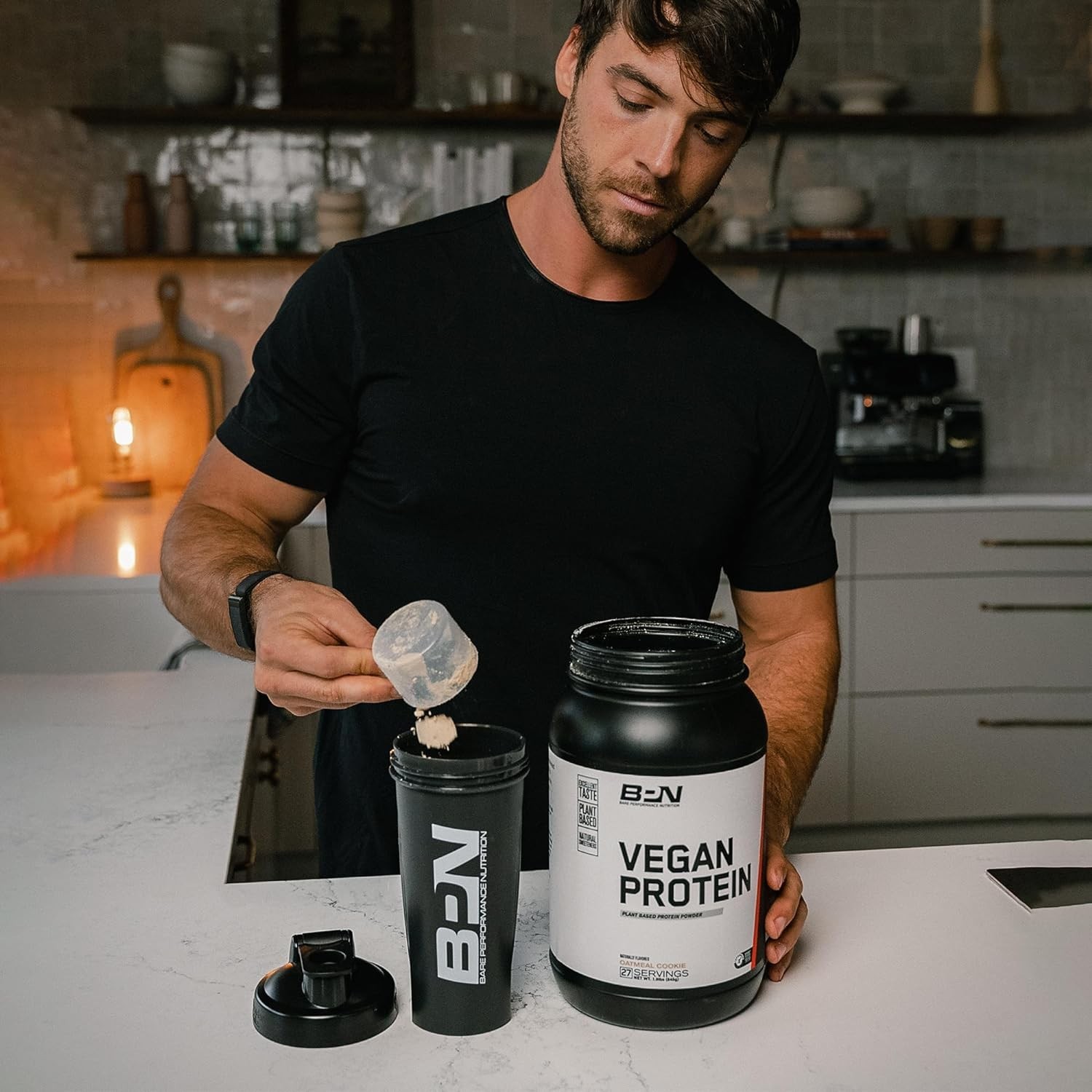Bare Performance Nutrition Vegan Protein CHOCLATE 31.9 Oz EXP 5/26