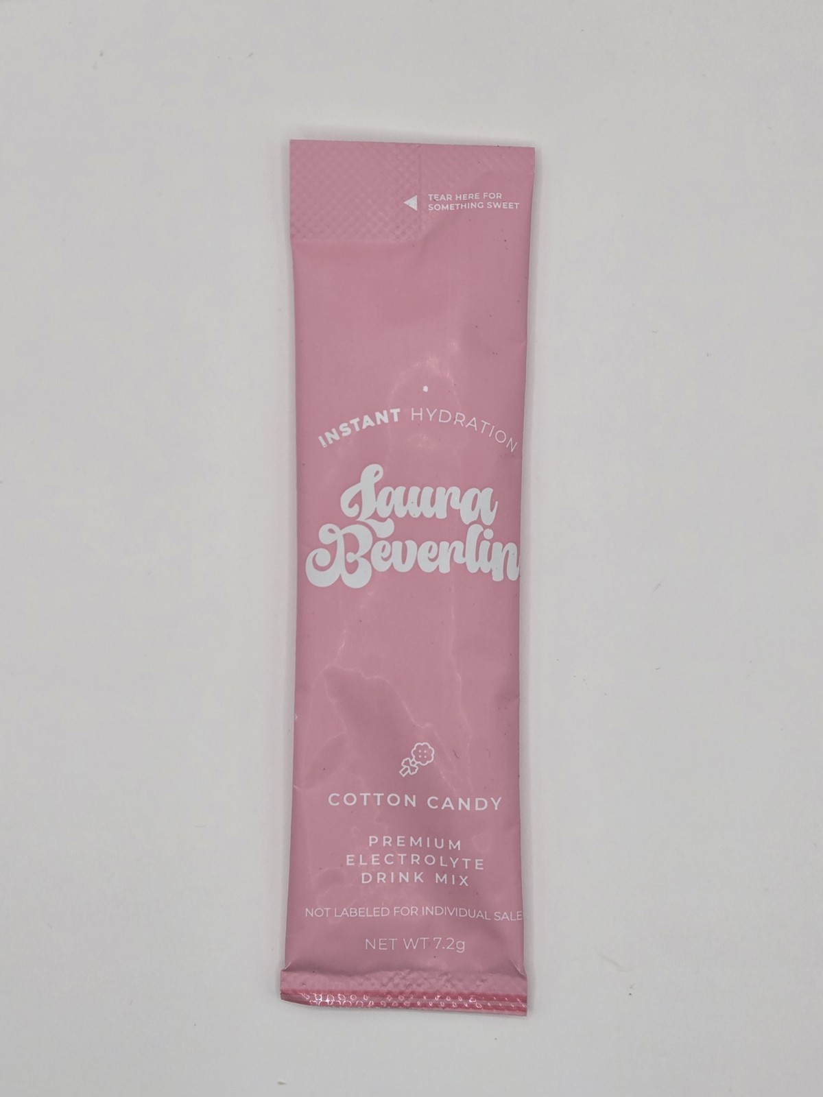 Instant Hydration Electrolyte Laura Beverlin Packets Cotton Candy 25 Packets NEW