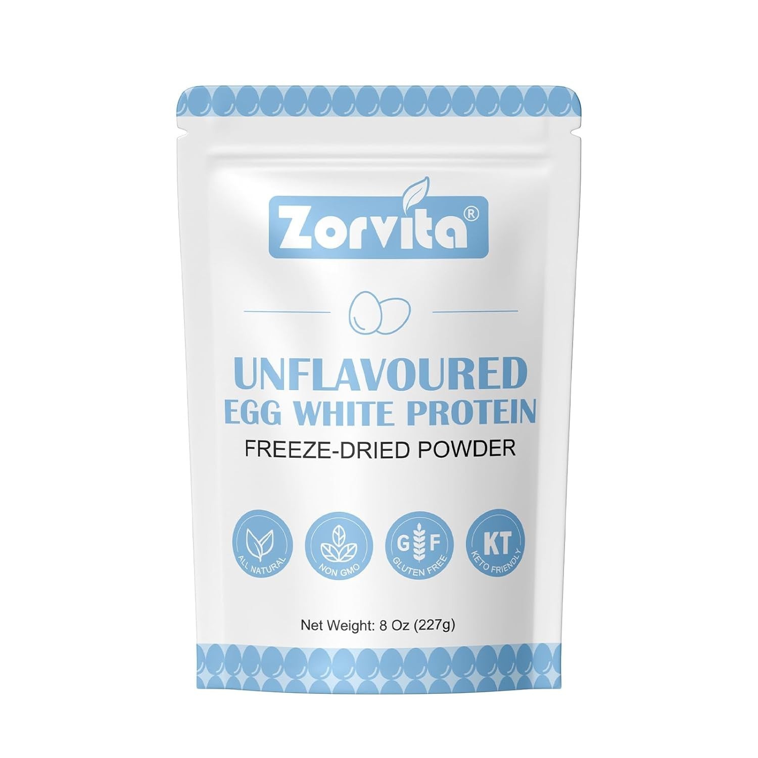 Convenient 8 Oz Freeze-Dried Egg White Powder – Perfect for Protein Boost