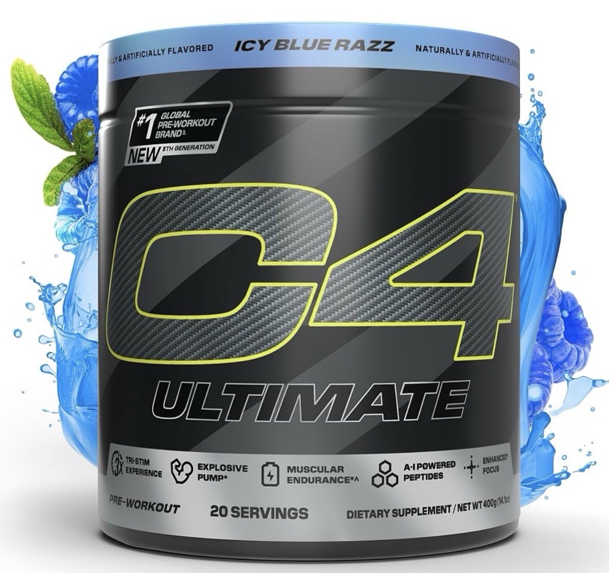 Cellucor C4 Ultimate Pre Workout Powder – Sugar Free Energy Supplement – Sealed