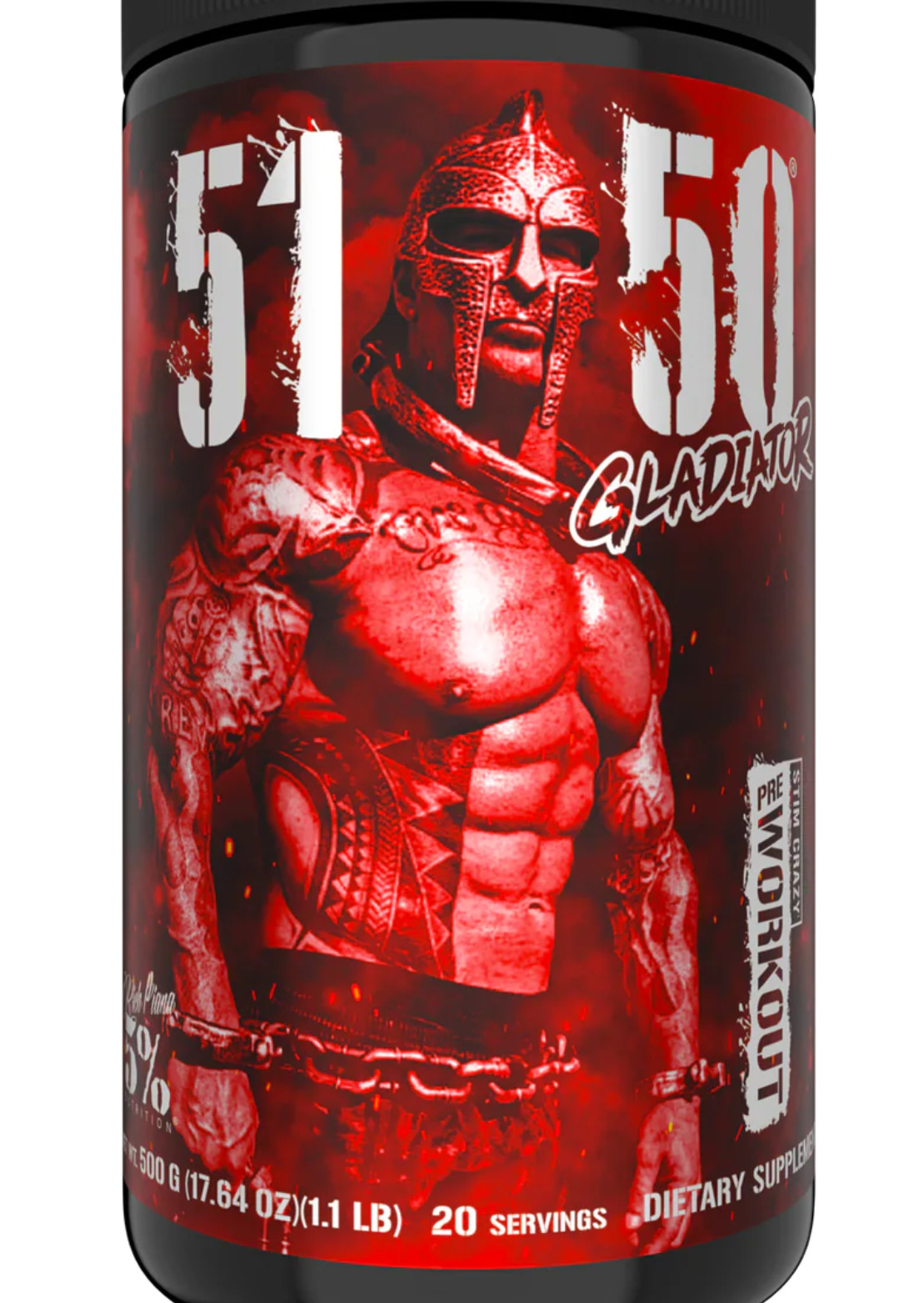 5% Nutrition 5150 GLADIATOR High Stimulant Pre-Workout 20svgs Carnage Crush