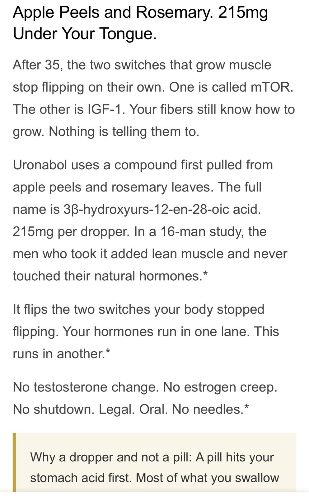 Uronabol:Ult.Dry, Striated, Density & Shredded Gainer By Vintage Muscle 💪🧪🏛️