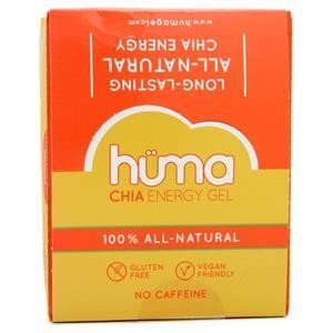 Huma Products Chia Energy Gel – 100% All Natural Mangoes – No Caffeine 24 pckts