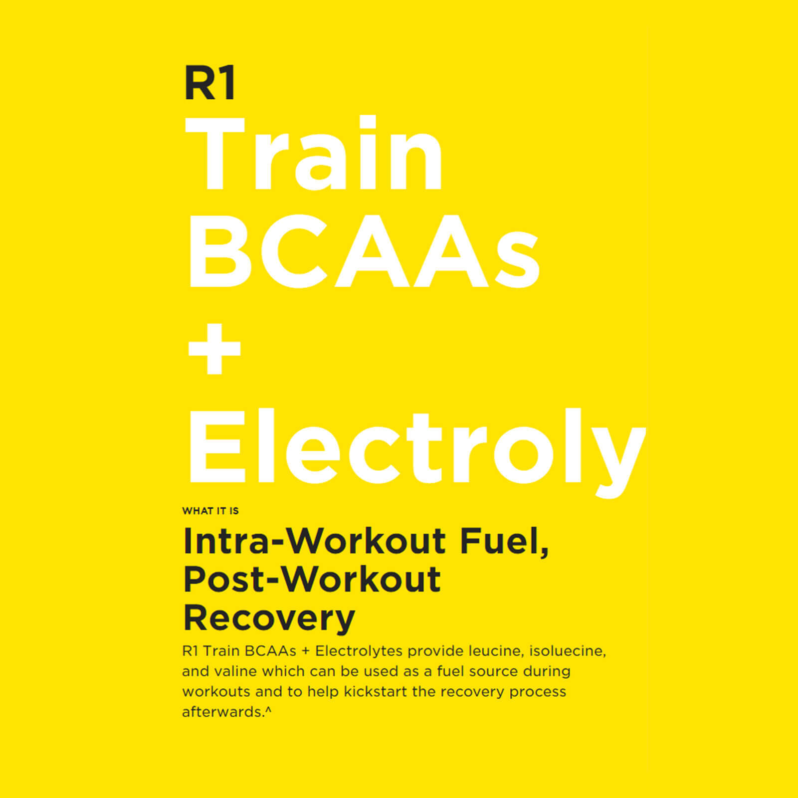 RULE 1 Train BCAAs 30 serv Peach Mango Stim Free Intra Workout 450g