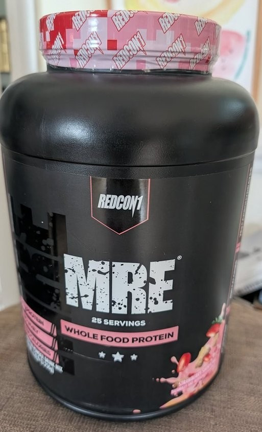 Redcon1 MRE Whole Food Protein Powder – Strawberry Shortcake – 7 lb – Exp 9/2027