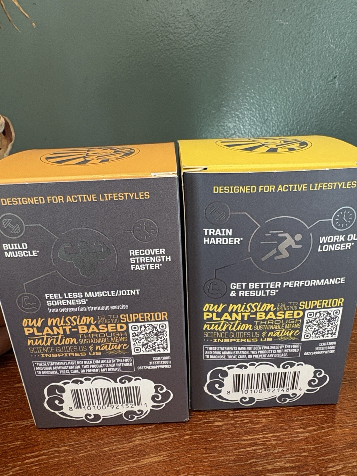 Sunwarrior Pre and Post Workout Capsules For Man