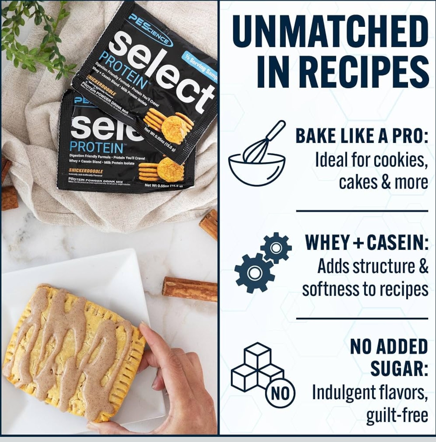 PESCIENCE SELECT PROTEIN Series 4 lb ( 55 Servings ) Snickerdoodle BEST BY 12/26