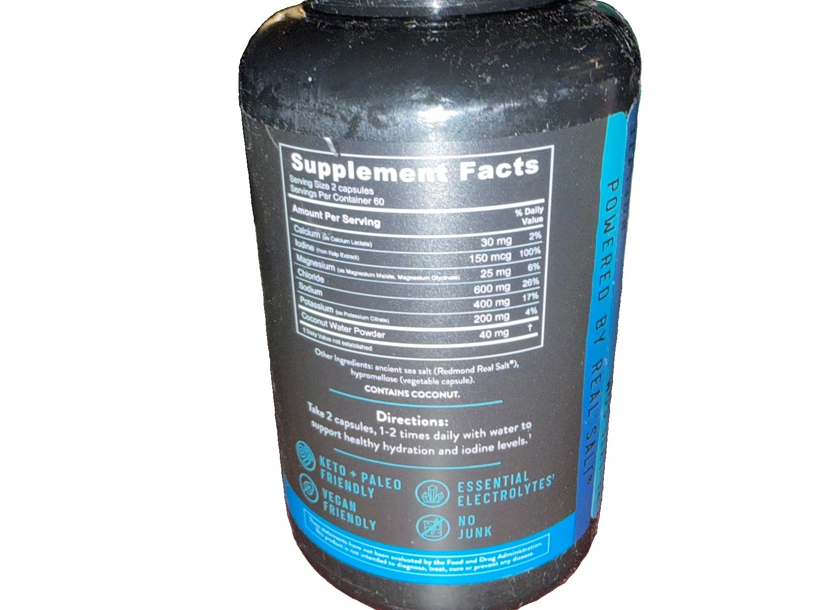 Re-Lyte Electrolyte Caps Hydration Support Capsules, 120 Count NEW 01/2028